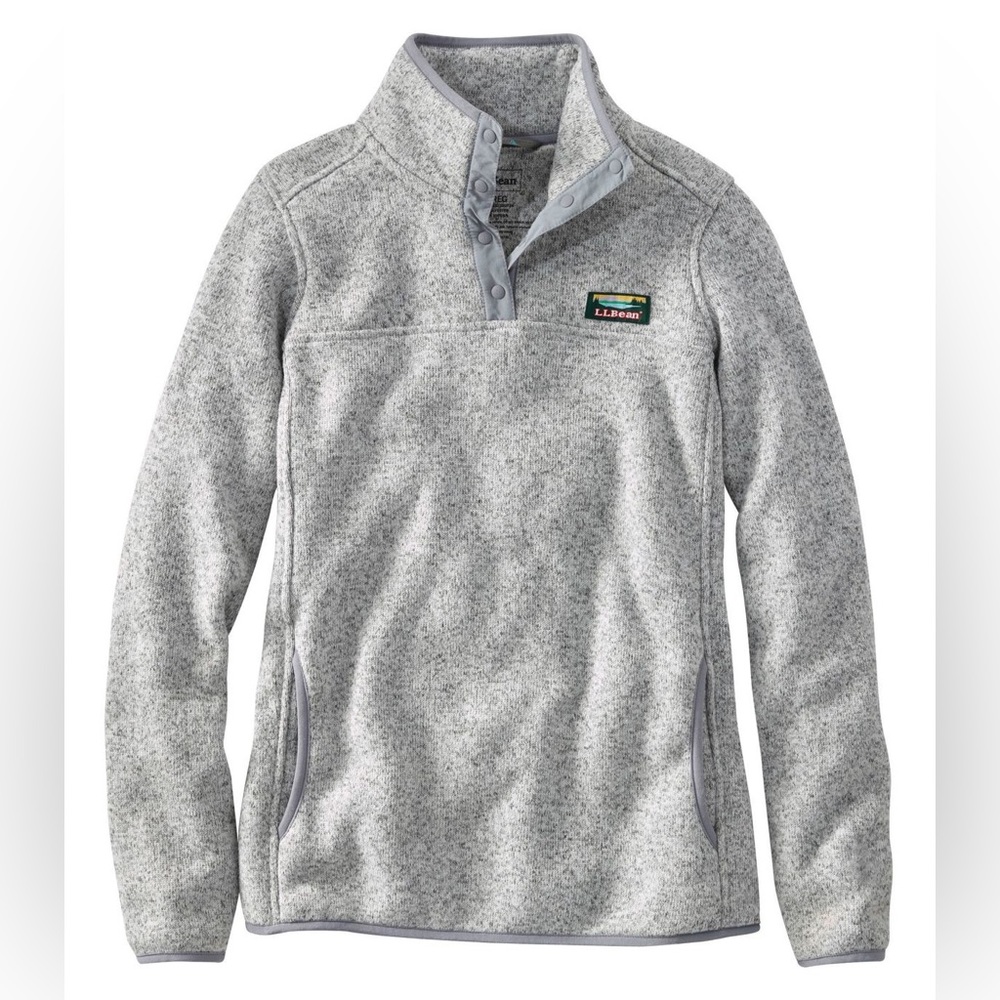 LL Bean Pullover Sweater Fleece Size M